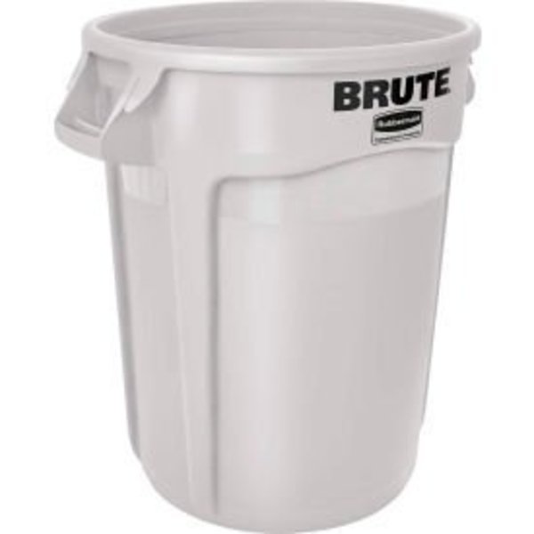 Rubbermaid Commercial Rubbermaid Brute® 1779740 Trash Container w/Venting Channels, 44 Gallon - White 1779740